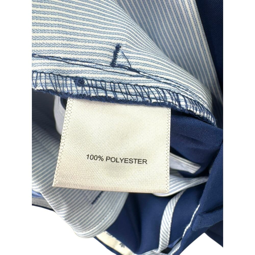Peter Millar Raleigh Performance Chino Golf Pants Mens 42x30 Blue Trousers - Picture 8 of 9